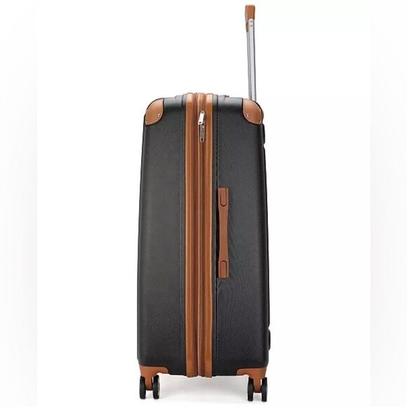 Miami CarryOn Collins 20” Expandable Retro Spinner Luggage suitcase travel bag - Picture 3 of 10